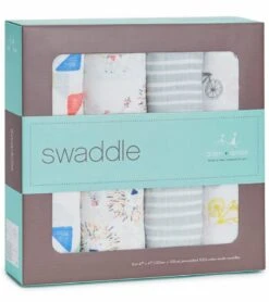 Aden + Anais Classic Swaddle Wraps, 4 Pack - Leader Of The Pack -Baby Products Store aden anais classic swaddle wraps 4 pack leader of the pack 93