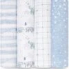 Aden + Anais Classic Swaddle Wraps, 4 Pack - Rising Star -Baby Products Store aden anais classic swaddle wraps 4 pack rising star 124