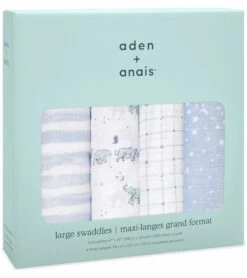 Aden + Anais Classic Swaddle Wraps, 4 Pack - Rising Star 10 Aden + Anais Classic Swaddle Wraps, 4 Pack - Rising Star -Baby Products Store aden anais classic swaddle wraps 4 pack rising star 126