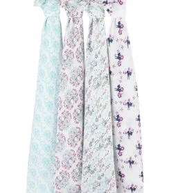 Aden + Anais Disney Baby Classic Swaddle Wrap, 4 Pack - Bambi