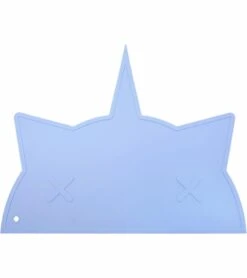 BamBamBoom Non-Slip Silicone Placemat - Unicorn-Cat Slate
