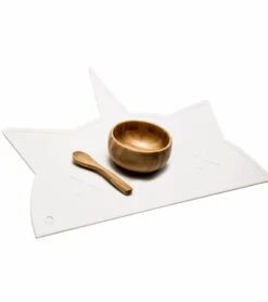 BamBamBoom Non-Slip Silicone Placemat - Unicorn-Cat White -Baby Products Store bambamboom non slip silicone placemat unicorn cat white 121