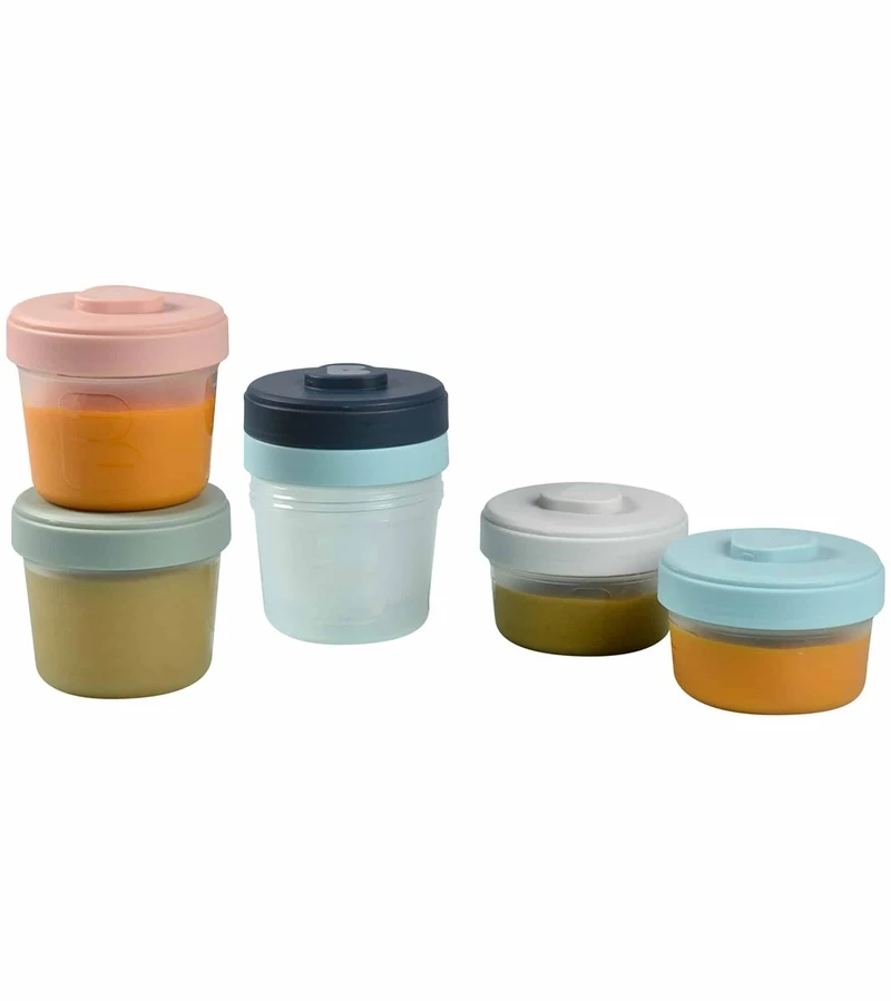 Beaba Baby Food Clip Containers Set Of 6 - Small 6 Beaba Baby Food Clip Containers Set Of 6 - Small - Image 4
