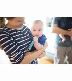 Beaba First Stage Silicone Spoons, Set Of 4 - Peacock -Baby Products Store beaba first stage silicone spoons set of 4 peacock 138