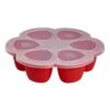 Beaba Multiportions 3oz Silicone Tray - Cherry -Baby Products Store beaba multiportions 3oz silicone tray cherry 194