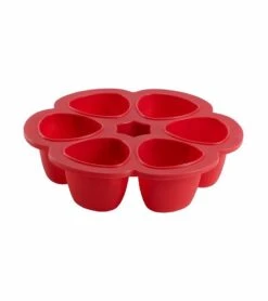 Beaba Multiportions 3oz Silicone Tray - Cherry -Baby Products Store beaba multiportions 3oz silicone tray cherry 196