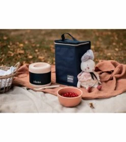 BEABA Stainless Steel Insulated Jar, 16 Oz - Light Pink / Midnight -Baby Products Store beaba stainless steel insulated jar 16 oz light pink midnight 9