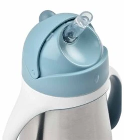 Beaba Stainless Steel Straw Sippy Cup - Rain -Baby Products Store beaba stainless steel straw sippy cup rain 127