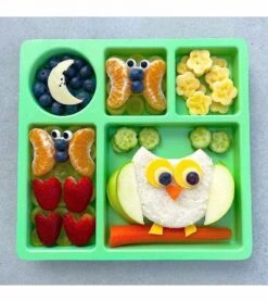 Bobo&boo Bamboo Divided Plate - Apple Green -Baby Products Store bobo boo bamboo divided plate apple green 147