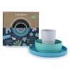 Bobo&boo Plant-Based Dinnerware Set - Lagoon 2 Bobo&boo Plant-Based Dinnerware Set - Lagoon -Baby Products Store bobo boo plant based dinnerware set lagoon 105