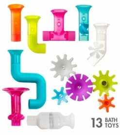 Boon PIPES + TUBES + COGS Bath Toy Bundle