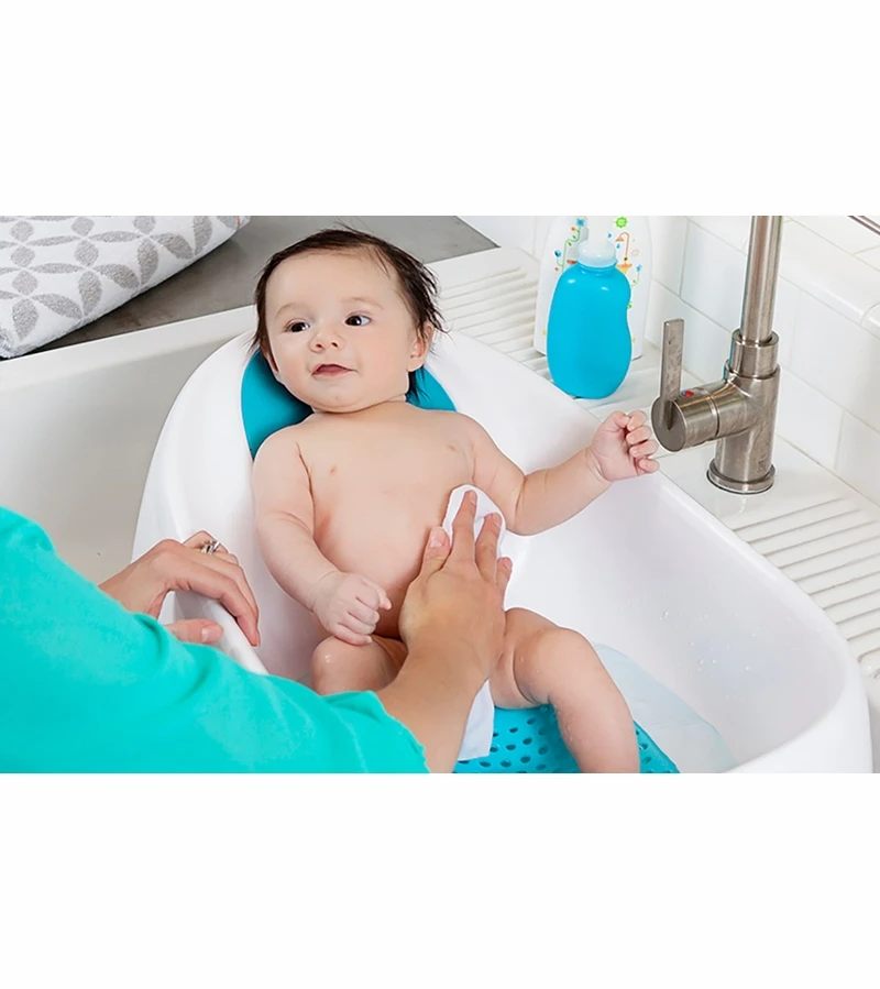 Boon Soak 3-Stage Bathtub - Grey/White 4 Boon Soak 3-Stage Bathtub - Grey/White - Image 2