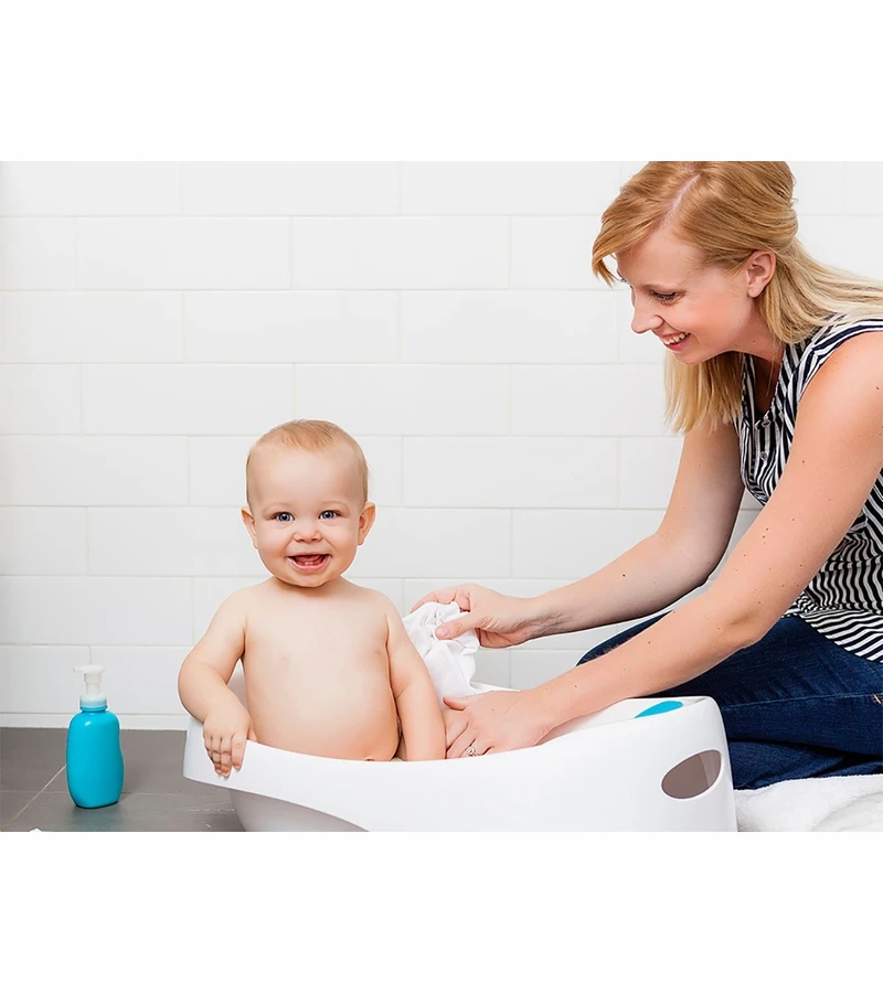 Boon Soak 3-Stage Bathtub - Grey/White 6 Boon Soak 3-Stage Bathtub - Grey/White - Image 4