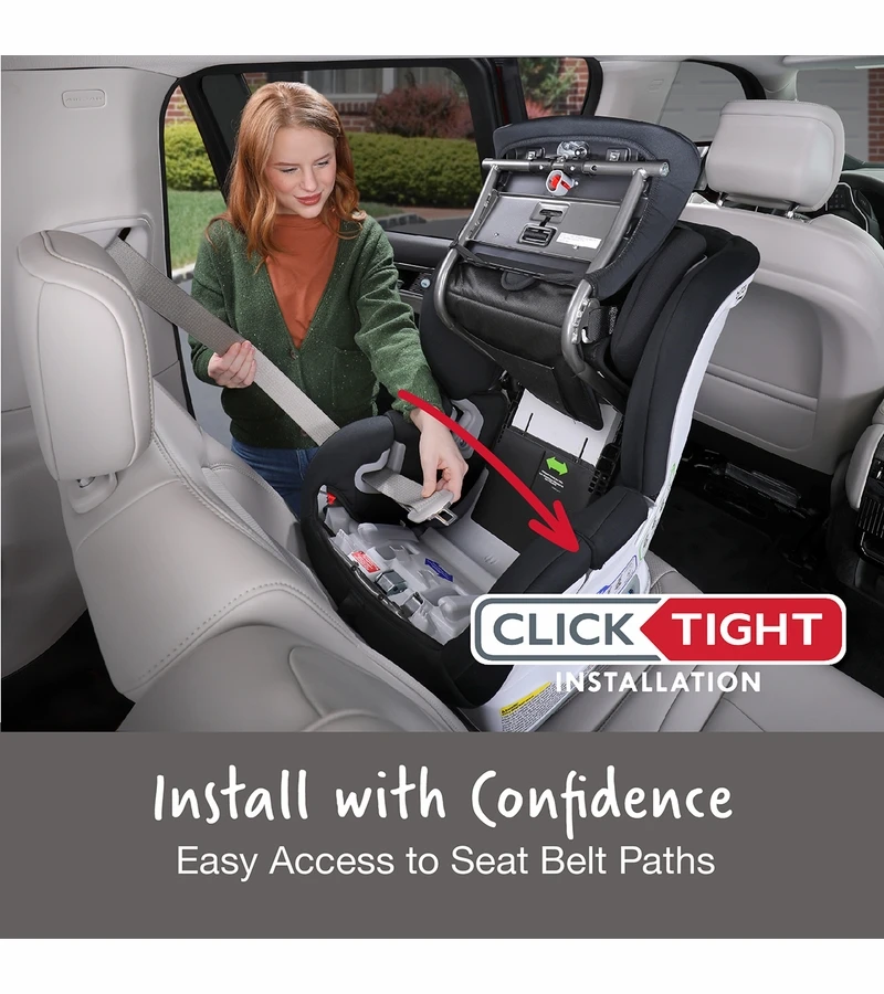 Britax Advocate ClickTight Convertible Car Seat - Gray Ombre (SafeWash) 8 Britax Advocate ClickTight Convertible Car Seat - Gray Ombre (SafeWash) - Image 6