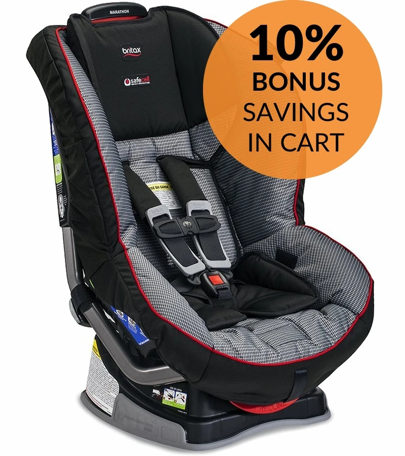 Britax Marathon G4.1 Convertible Car Seat - Jet Set 3 Britax Marathon G4.1 Convertible Car Seat - Jet Set
