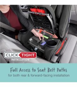 Britax One4Life Premium ClickTight All-in-One Convertible Car Seat - Ace Black (SafeWash + StayClean) -Baby Products Store britax one4life premium clicktight all in one convertible car seat ace black safewash stayclean 12