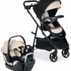 Britax Willow Brook S+ Travel System With Alpine Anti-Rebound Base - Sand Onyx