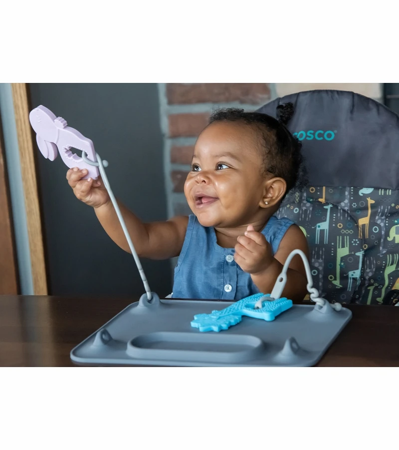 Busy Baby Mat With 2 Tethers - Pink 7 Busy Baby Mat With 2 Tethers - Pink - Image 5