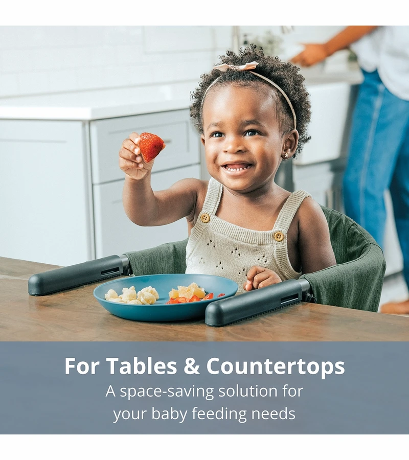 Chicco FastLock Hook-On Table Chair - Moss 4 Chicco FastLock Hook-On Table Chair - Moss - Image 2