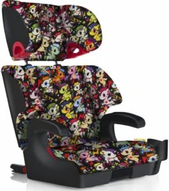 Clek Oobr High Back Belt Positioning Booster Car Seat - Tokidoki Unicorno Disco