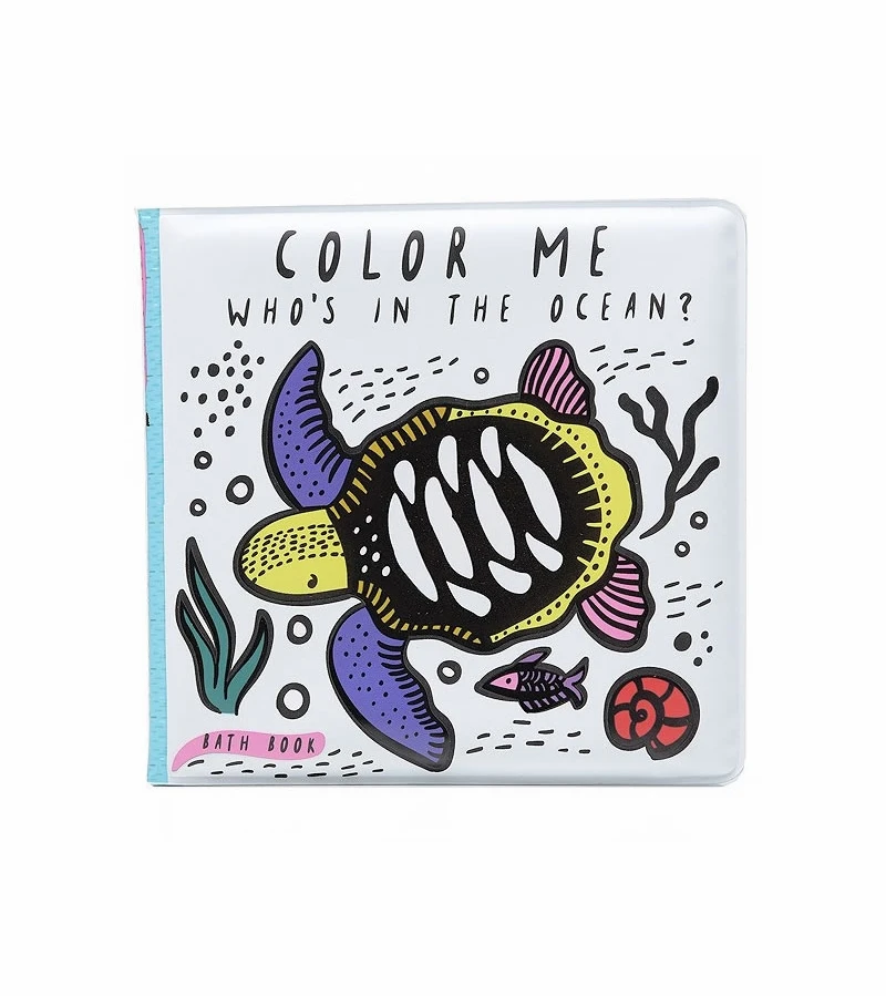 Color Me: Who's In The Ocean? Baby's First Bath Book 3 Color Me: Who's In The Ocean? Baby's First Bath Book