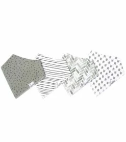 Copper Pearl Baby Bandana Bibs, 4 Pack - Alta