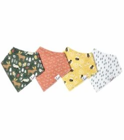 Copper Pearl Baby Bandana Bibs, 4 Pack - Atwood