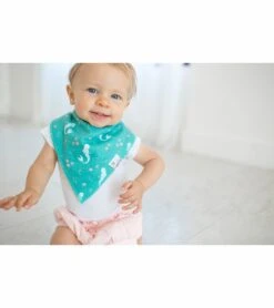 Copper Pearl Baby Bandana Bibs, 4 Pack - Coral -Baby Products Store copper pearl baby bandana bibs 4 pack coral 147