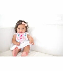 Copper Pearl Baby Bandana Bibs, 4 Pack - Coral -Baby Products Store copper pearl baby bandana bibs 4 pack coral 149