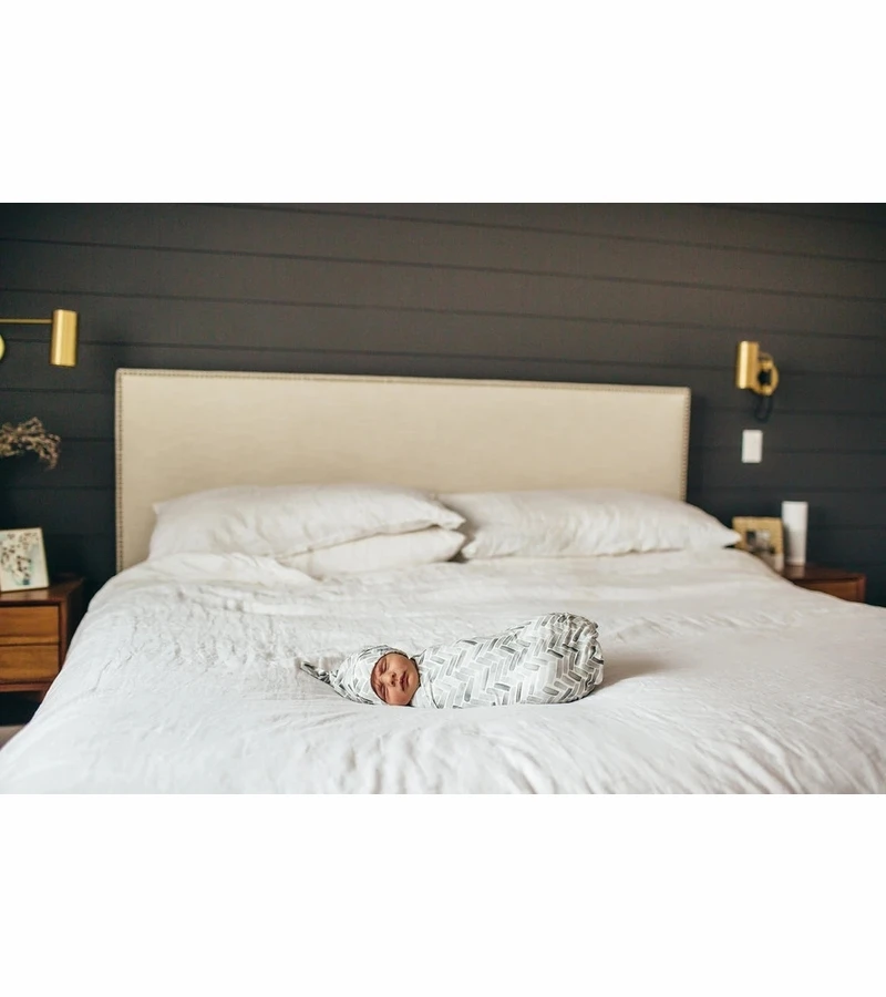 Copper Pearl Knit Swaddle Blanket - Alta 5 Copper Pearl Knit Swaddle Blanket - Alta - Image 3