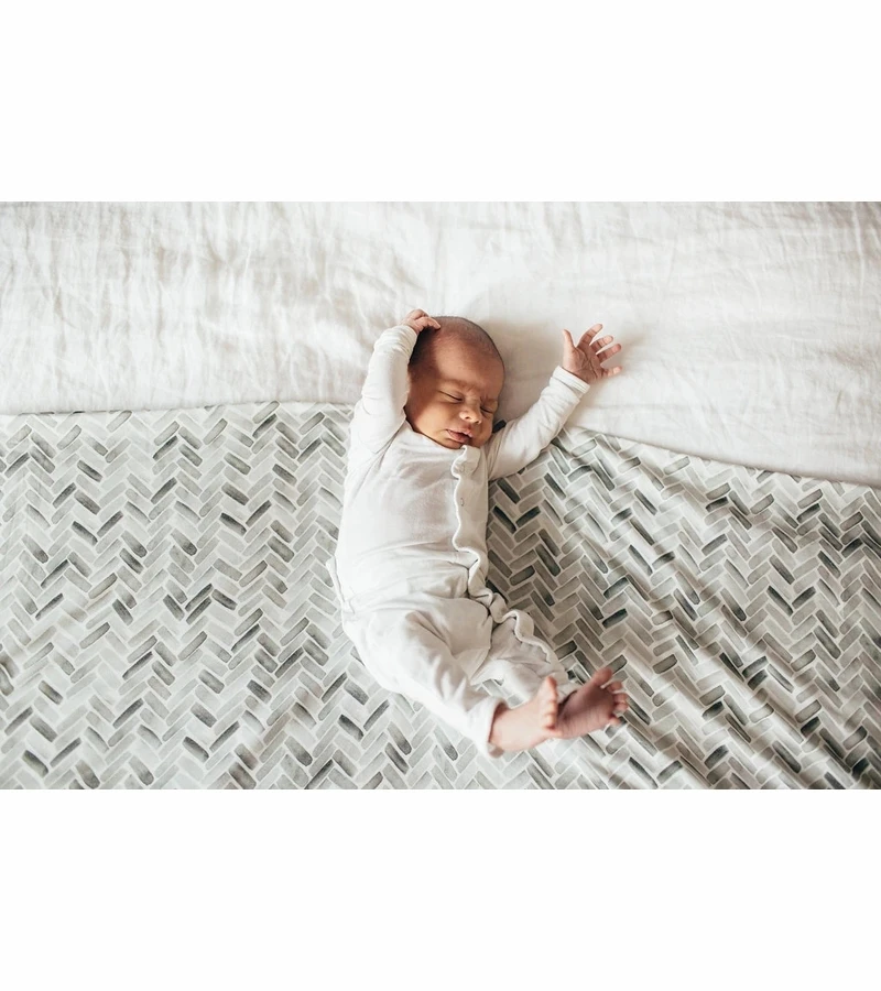 Copper Pearl Knit Swaddle Blanket - Alta 9 Copper Pearl Knit Swaddle Blanket - Alta - Image 7