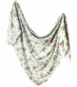 Copper Pearl Knit Swaddle Blanket - Bear By Jenna Rainey