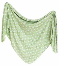 Copper Pearl Knit Swaddle Blanket - Bogey