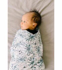 Copper Pearl Knit Swaddle Blanket - Indigo 14 Copper Pearl Knit Swaddle Blanket - Indigo -Baby Products Store copper pearl knit swaddle blanket indigo 180