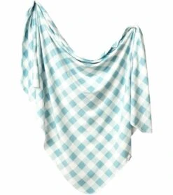 Copper Pearl Knit Swaddle Blanket - Lincoln