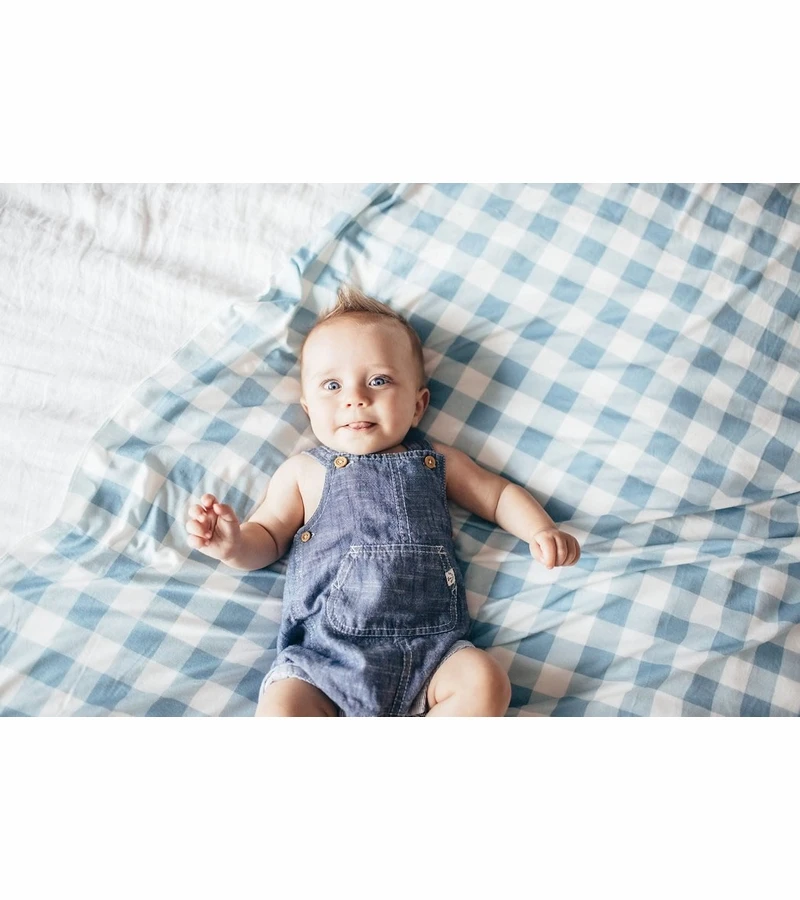 Copper Pearl Knit Swaddle Blanket - Lincoln 6 Copper Pearl Knit Swaddle Blanket - Lincoln - Image 4