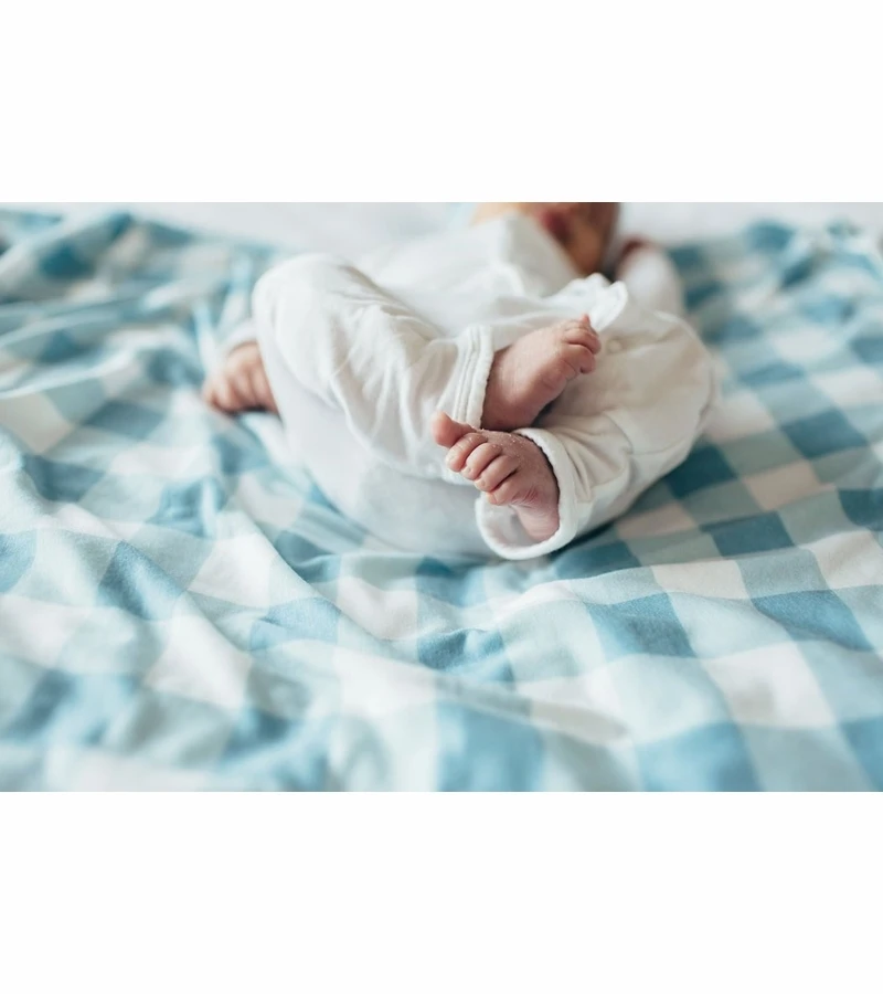 Copper Pearl Knit Swaddle Blanket - Lincoln 8 Copper Pearl Knit Swaddle Blanket - Lincoln - Image 6