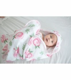 Copper Pearl Muslin Hooded Towel - Grace -Baby Products Store copper pearl muslin hooded towel grace 225