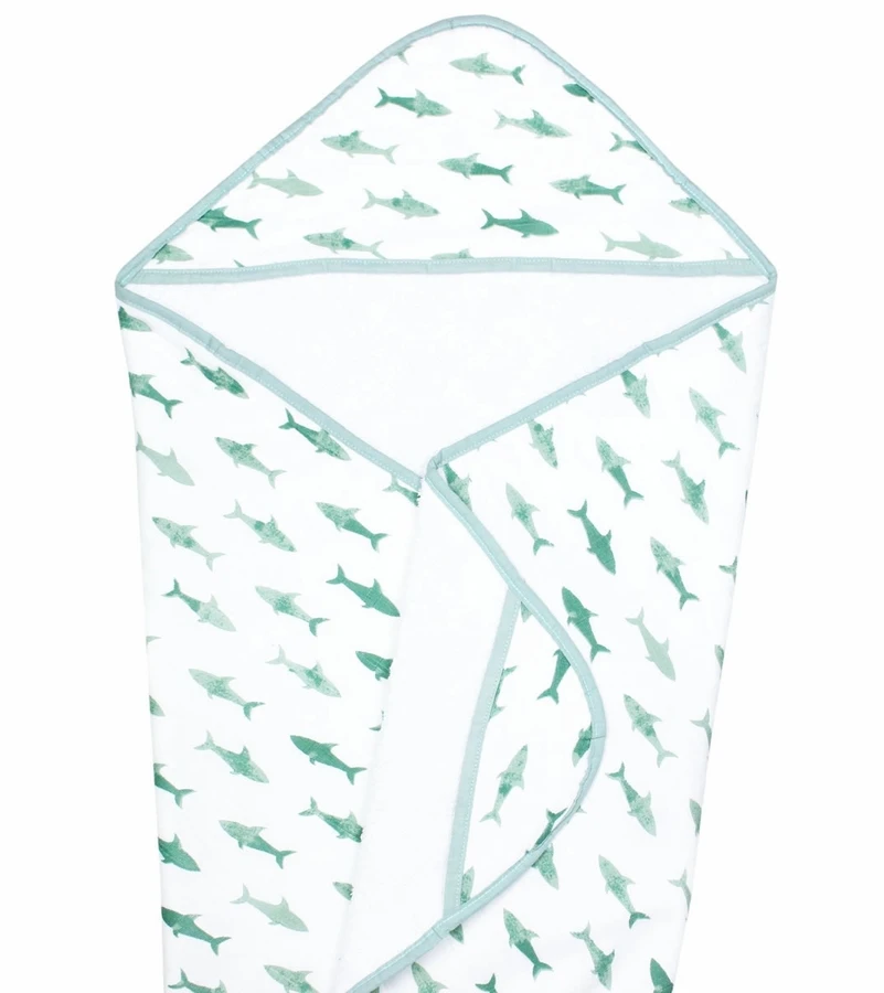 Copper Pearl Muslin Hooded Towel - Pacific 3 Copper Pearl Muslin Hooded Towel - Pacific