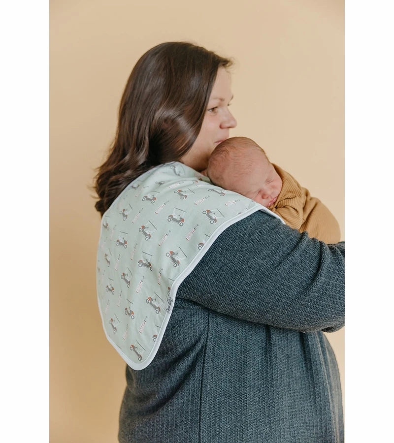 Copper Pearl Premium Burp Cloths, 3 Pack - Bogey 4 Copper Pearl Premium Burp Cloths, 3 Pack - Bogey - Image 2