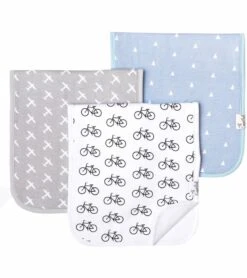 Copper Pearl Premium Burp Cloths, 3 Pack - Cruise