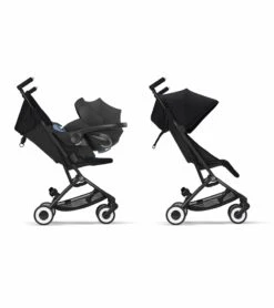Cybex Libelle 2 Compact Stroller + Aton 2 SensorSafe Travel System Bundle - Lava Grey / Lavastone Black -Baby Products Store cybex libelle 2 compact stroller aton 2 sensorsafe travel system bundle lava grey lavastone black 64