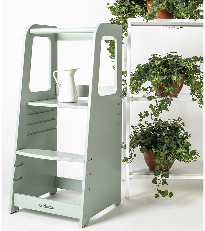 Dadada Toddler Tower - Sage 7 Dadada Toddler Tower - Sage - Image 5