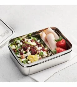 Dalcini Stainless Bistro & Snacker Combo Stainless Steel Storage Set -Baby Products Store dalcini stainless bistro snacker combo stainless steel storage set 94