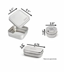 Dalcini Stainless Little Lunch Combo Stainless Steel Storage Set 7 Dalcini Stainless Little Lunch Combo Stainless Steel Storage Set -Baby Products Store dalcini stainless little lunch combo stainless steel storage set 89