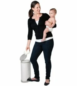 Dekor Diaper Dekor Mini Diaper Pail - White -Baby Products Store dekor diaper dekor mini diaper pail white 120