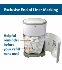 Dekor Diaper Dekor Mini Diaper Pail - White -Baby Products Store dekor diaper dekor mini diaper pail white 122