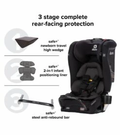 Diono Radian 3 RXT Safe+ Narrow All-in-One Convertible Car Seat - Red Cherry 11 Diono Radian 3 RXT Safe+ Narrow All-in-One Convertible Car Seat - Red Cherry -Baby Products Store diono radian 3 rxt safe narrow all in one convertible car seat purple plum 11