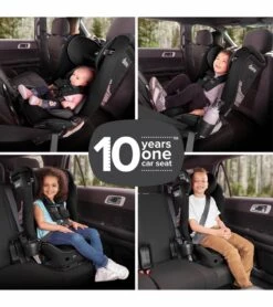 Diono Radian 3 RXT Safe+ Narrow All-in-One Convertible Car Seat - Black Jet -Baby Products Store diono radian 3 rxt safe narrow all in one convertible car seat purple plum 15 2