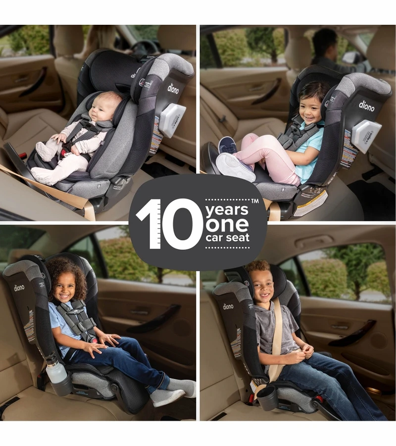 Diono Radian 3QXT+ Narrow All-in-One Convertible Car Seat - Black Jet 8 Diono Radian 3QXT+ Narrow All-in-One Convertible Car Seat - Black Jet - Image 6